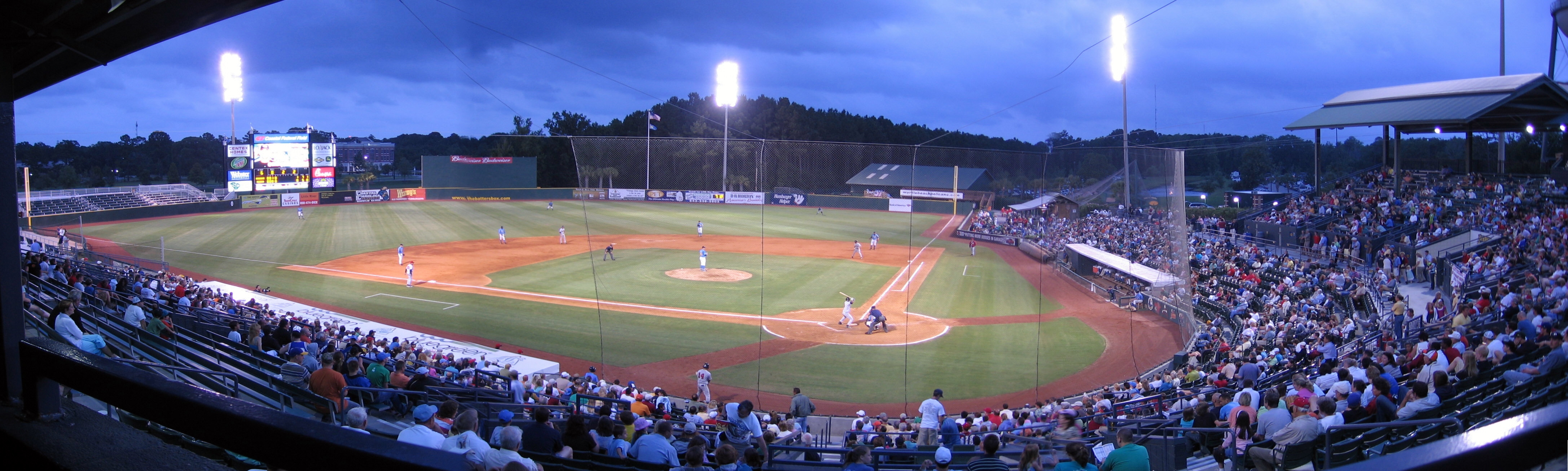 Pelicans Ballpark in 2007, when it was still called Coastal Federal Field